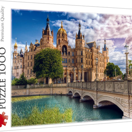 Puzzle castel 1000 de piese pentru adulți și copii