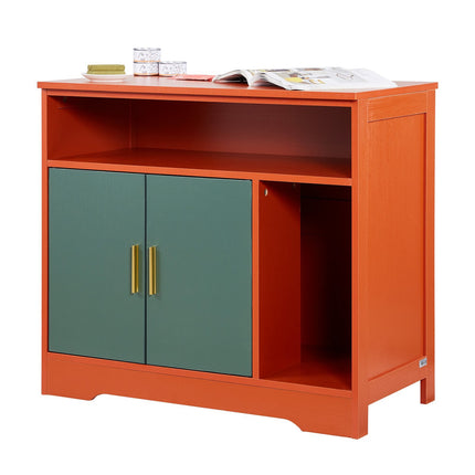 Cat Litter Box Enclosure Cabinet, 31-Inch, Shelf Storage
