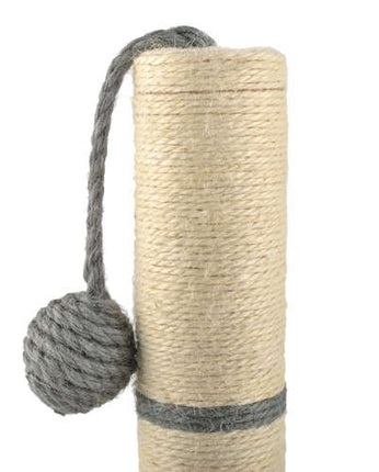 Stâlp pentru zgâriet pisici - stâlp gri, 45 cm