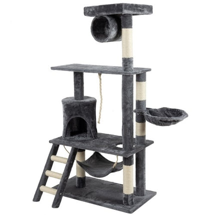 Cat tree 141cm gray Purlov 21713