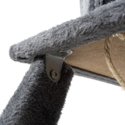 Cat tree 141cm gray Purlov 21713