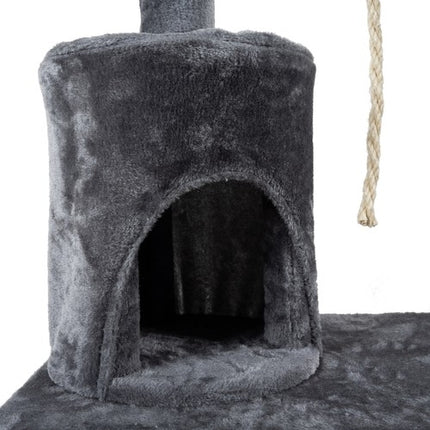 Cat tree 141cm gray Purlov 21713