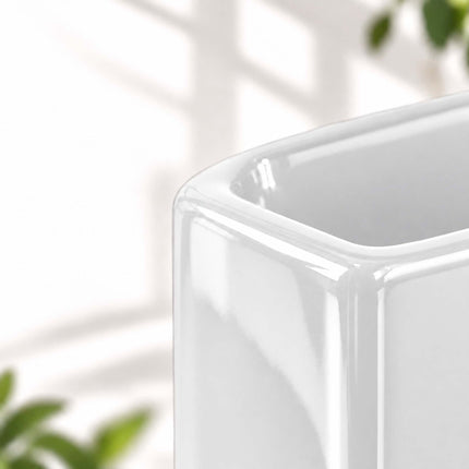 Ceramic Radiator Humidifier Set of 4 with Hooks, 400 ml, White