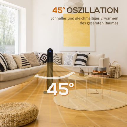Încălzitor ceramic, oscilant, 3 moduri, temporizator