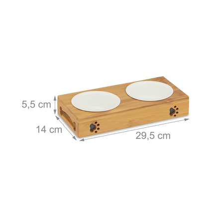 Suport pentru bol ceramice din bambus