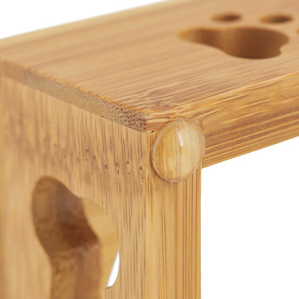 Suport pentru bol ceramice din bambus