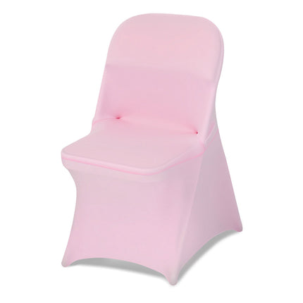 Chair Covers, 50-Pack Pink Stretch Spandex Slipcovers
