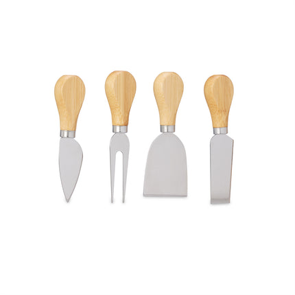 Tabla de branza din bambus cu accesorii in 7 piese