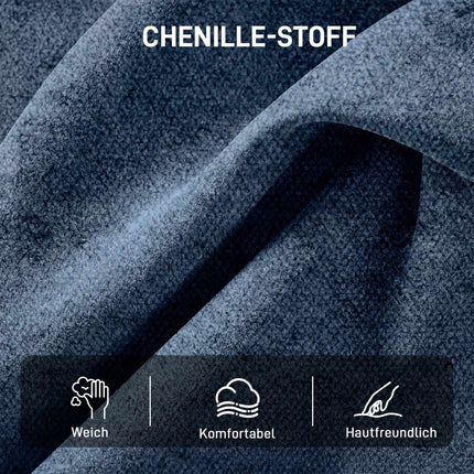 Fotoliu Chenille, pivotant la 360°, lățime șezut 70 cm