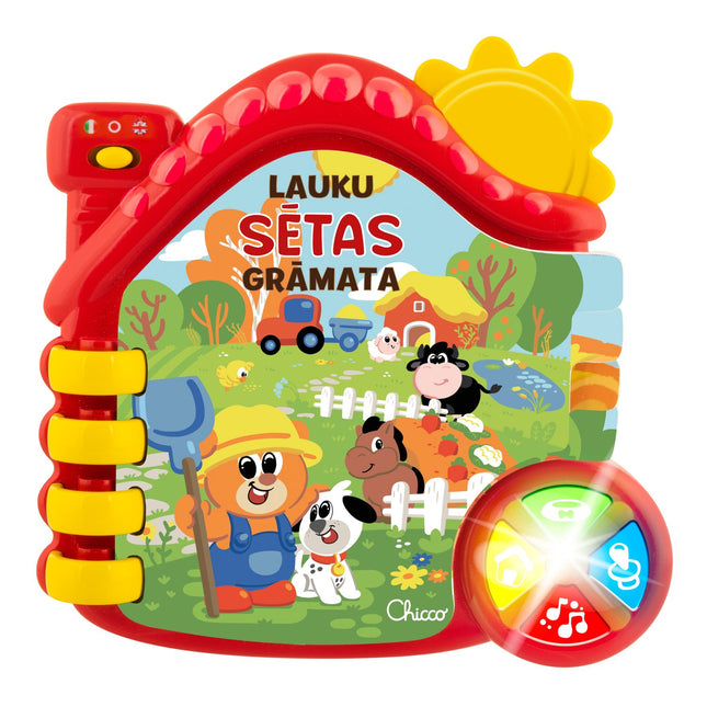 Chicco carte interactivă Ferma (în limba letonă)