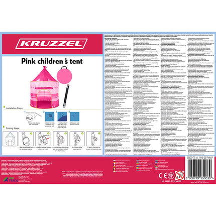 Cort pentru copii roz 23475