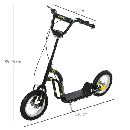 City scooter for children, aluminum frame, 12-inch tires