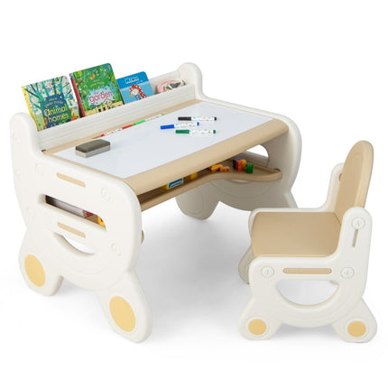 Set masă de desen și scaun reglabile pentru copii