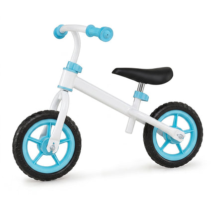 Bicicletă de echilibru albastră pentru copii, ghidon reglabil, capacitate 20 kg