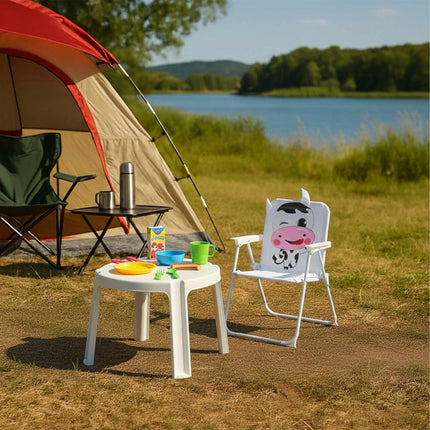 Scaun pliabil de camping pentru copii cu design de animale