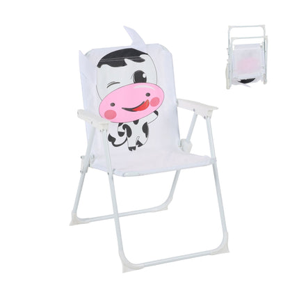 Scaun pliabil de camping pentru copii cu design de animale
