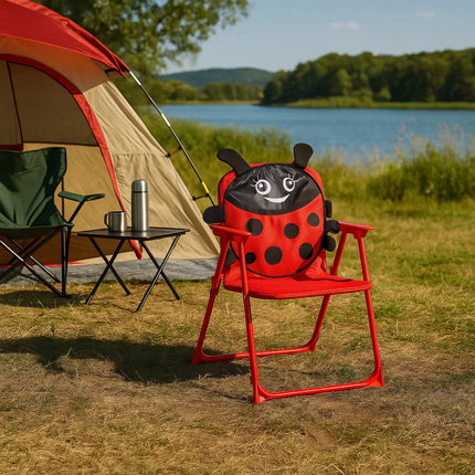 Scaun de camping pliabil pentru copii cu motiv animal