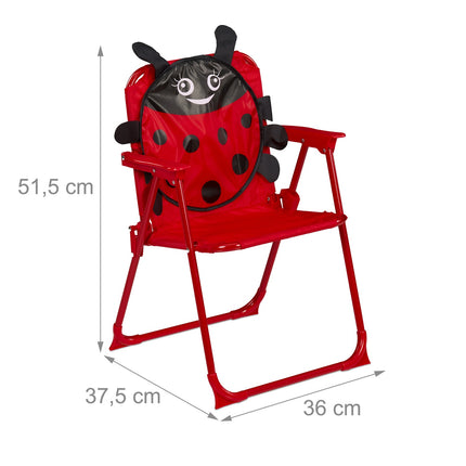 Scaun de camping pliabil pentru copii cu motiv animal