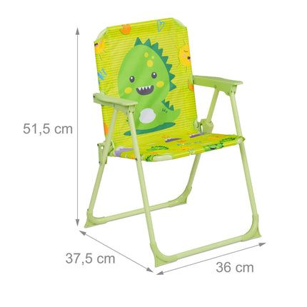 Scaun pliabil de camping pentru copii cu motiv animal