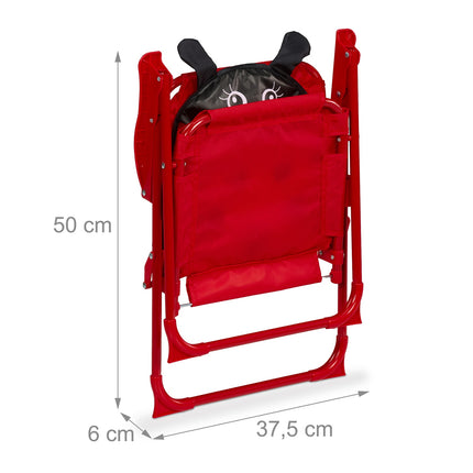 Scaun de camping pliabil pentru copii cu motiv animal