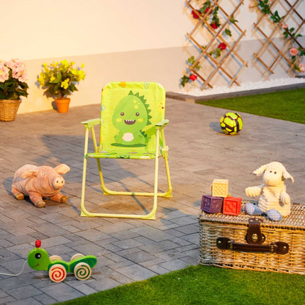 Scaun pliabil de camping pentru copii cu motiv animal