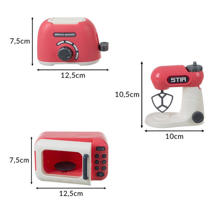 Set de bucătărie pentru copii, accesorii de jucărie cu 26 de piese