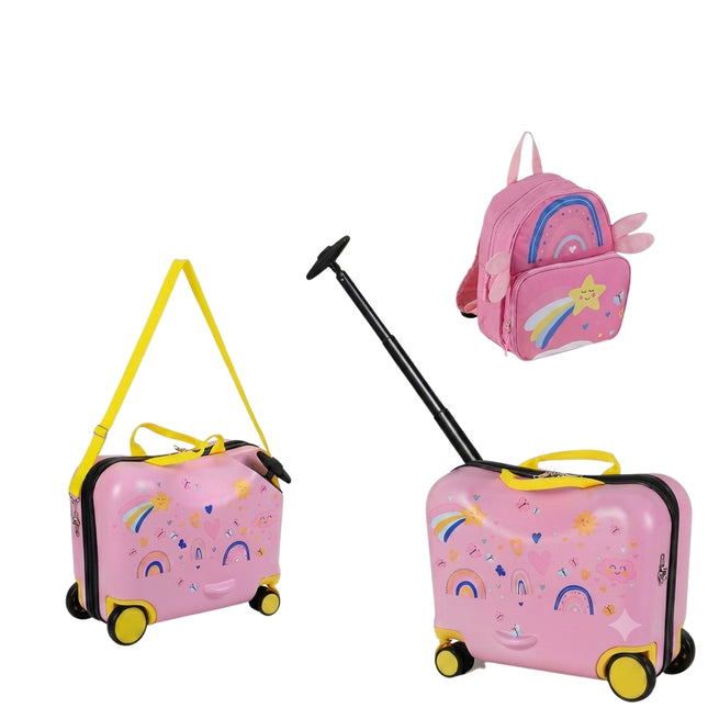 Set bagaje pentru copii: valiză de călătorie de 47 cm și rucsac de 30 cm