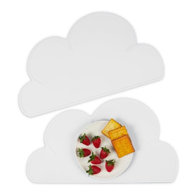 Set de servetele de loc din silicon pentru copii, antiderapante, fără BPA