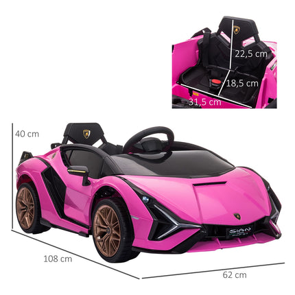 Pink Electric SUV Car for Kids - 3 Gears, MP3, Remote Control