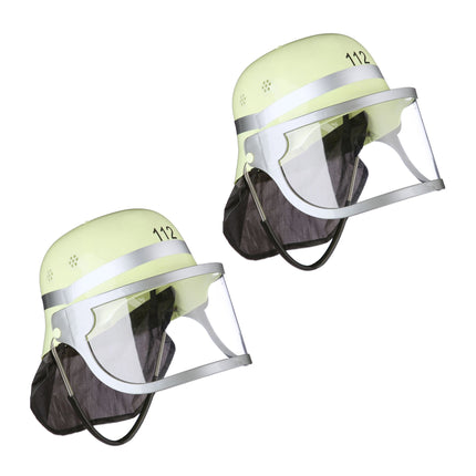 Children's fireman's helmet in a set of 2