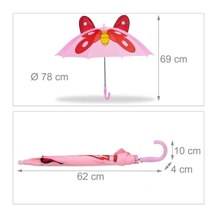 Umbrelă pentru copii „Fluture”