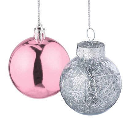 Set Ornamente de Crăciun, 101 Piese - Globuri de Plastic
