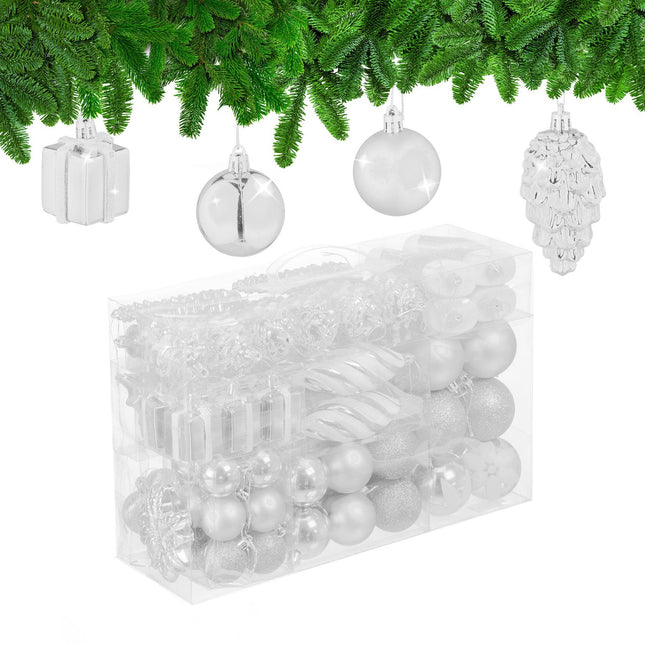 Set de Ornamente de Crăciun, 72 de piese - Bauble & Decorations