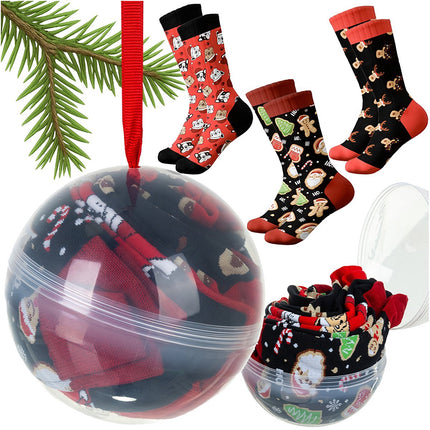 Set șosete de Crăciun – 3 perechi, unisex, mărimea 38-43