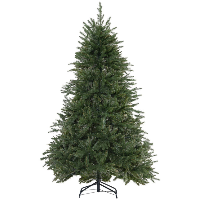 Brad de Craciun 1,8 M Brad Artificial 1492 Ramuri Baza Metalica Pvc Verde Ø115 X 180H Cm