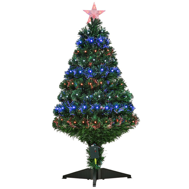 Brad de Craciun 90 Led-uri Star Verde Ø48 X H90 Cm