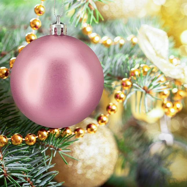 Christmas Tree Baubles Set, 100 Pieces, 3 Designs