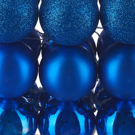 Christmas Tree Baubles Set, 100 Pieces, Matte/Glossy/Glitter
