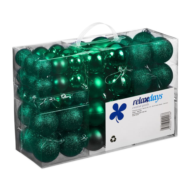 Set de bulete de pom de Crăciun, 100 de bucăți, diferite dimensiuni