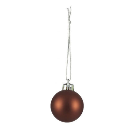 Set de balouri de pom de Crăciun, 3 modele, mate și lucioase