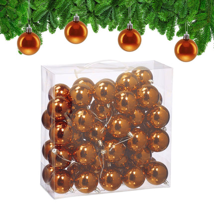 Set de bulete de pom de Crăciun, 50 de ornamente strălucitoare