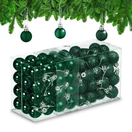Set de bulete de pom de Crăciun, 96 bucăți, plastic