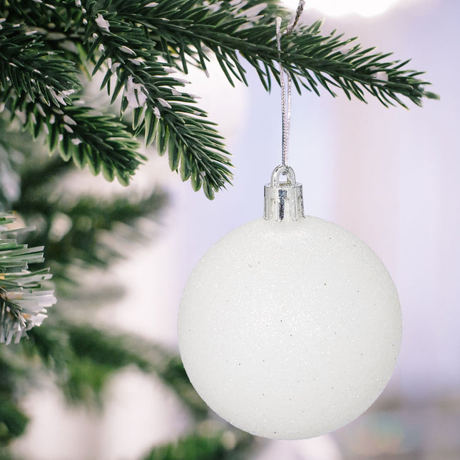 Set de ornamente pentru brad, 101 globuri din plastic