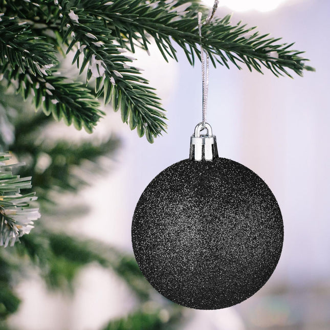 Set ornamente pentru bradul de Crăciun, 101 globuri din plastic