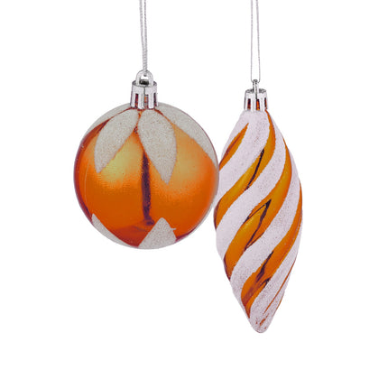Set de ornamente pentru brad, 72 piese