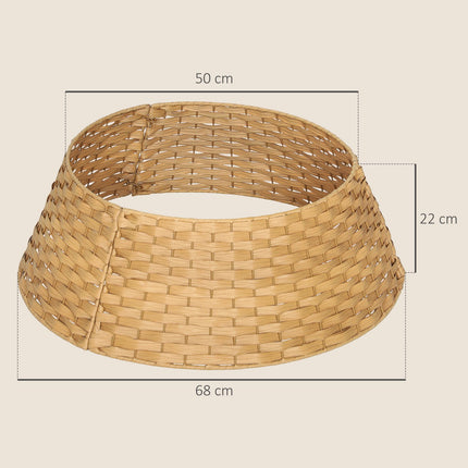 Fustă pentru brad de Crăciun, husă de bază din plastic 68 cm