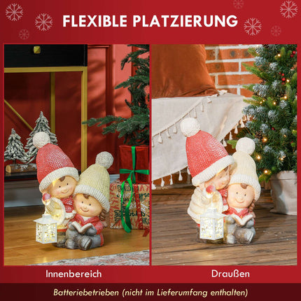 Santa figure with LED light, 45 cm indoor/outdoor
