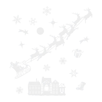 Christmas window stickers Ruhhy 22305