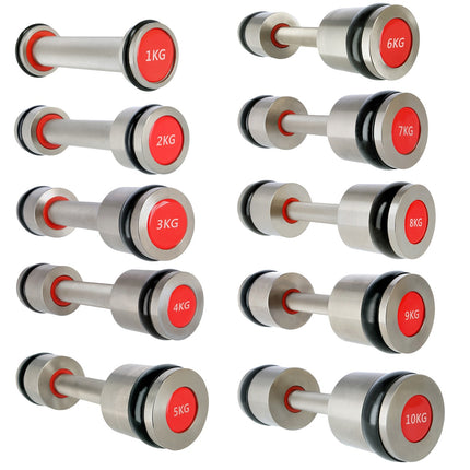 Set gantere cromate, 2 x 2 kg, HMS Premium