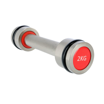 Set gantere cromate, 2 x 2 kg, HMS Premium